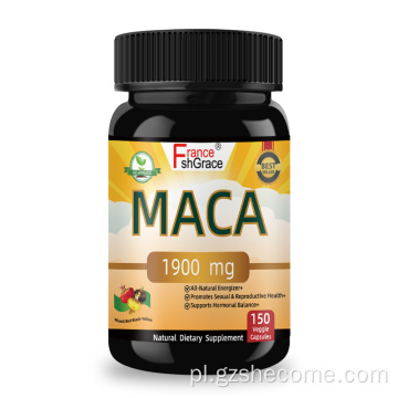 OEM MACA korzenie zwiększające kapsułki wytrzymałościowe MACA